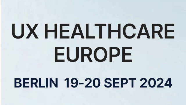 UX Healthcare Europe - Berlin 2024 | UX 디자인 9월 IT 컨퍼런스