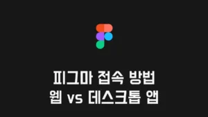 Read more about the article Figma 피그마 접속 방법 – 피그마 웹 브라우저 vs 피그마 데스크톱 앱 다운로드