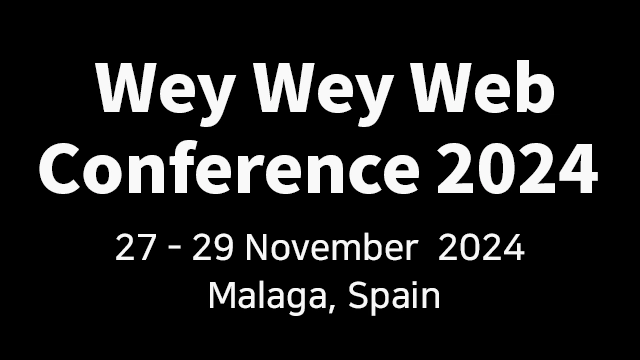 Wey Wey Web Conference, Malaga Spain - 11월 IT UX UI 컨퍼런스