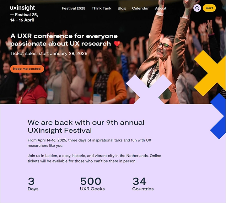 UXinsight Festival 2025 - Netherlands UX Research Conference
