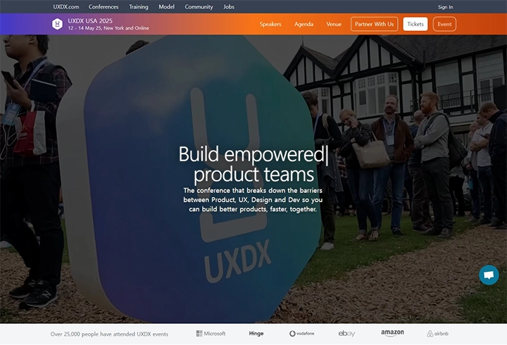 UXDX USA 2025 - 제품 개선, 제품팀을 위한 5월 IT 컨퍼런스
