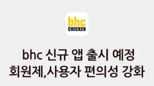 Read more about the article 새로운 bhc 치킨 앱 출시 예정 – 멤버십 회원제, 퀵오더 도입 2월 18일