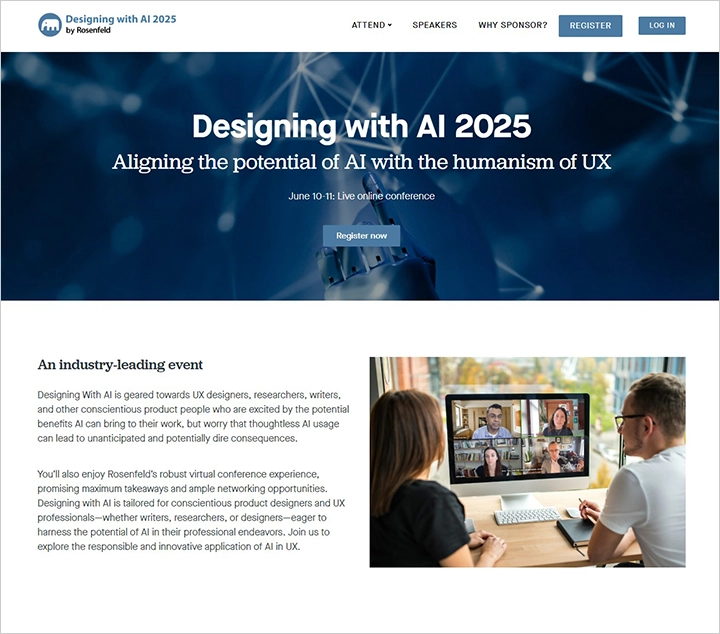 Designing with AI 2025 - UX와 AI의 교차점 탐구(6월 IT 컨퍼런스)