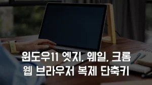 Read more about the article 엣지, 웨일, 크롬 창 복제 단축키, 웹 브라우저 같은 창 빠르게 띄우는 방법